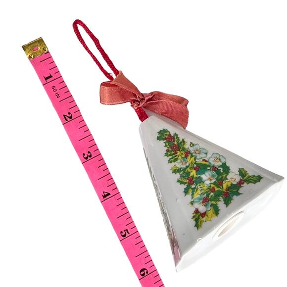 VTG Jasco Festive Fragrant ORNAMENT 3.5" Holiday Decor Holly Berry Trees In Box - Picture 2 of 5